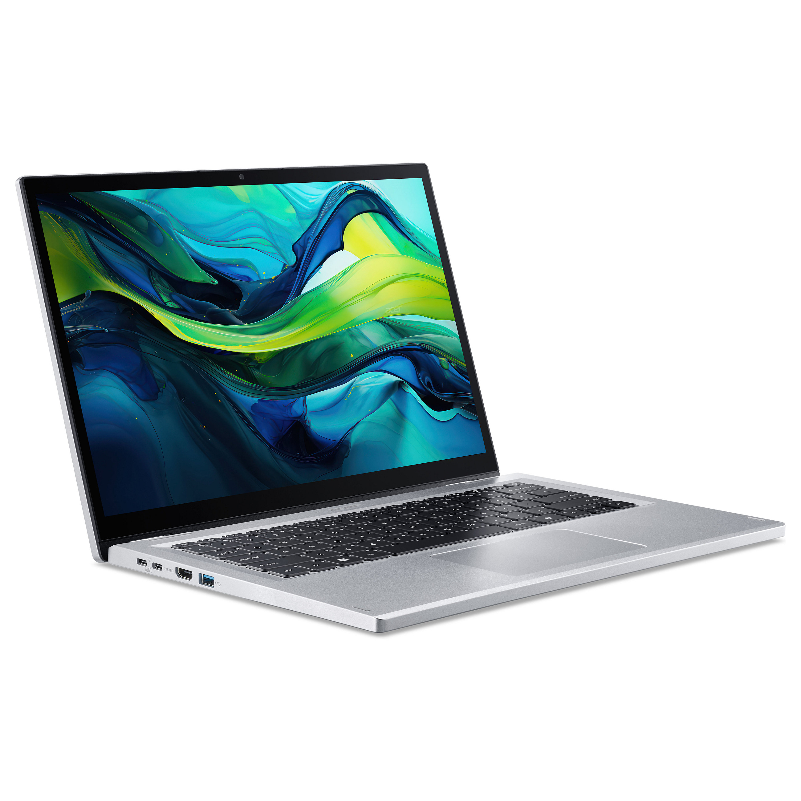Laptop ACER Aspire Go Spin 14 (14", IPS Touch, WUXGA, Intel Core i3-N305, 8GB, 512GB SSD, Intel UHD Graphics, Windows 11 Home, Non-HR tipkovnica, Siva)-1