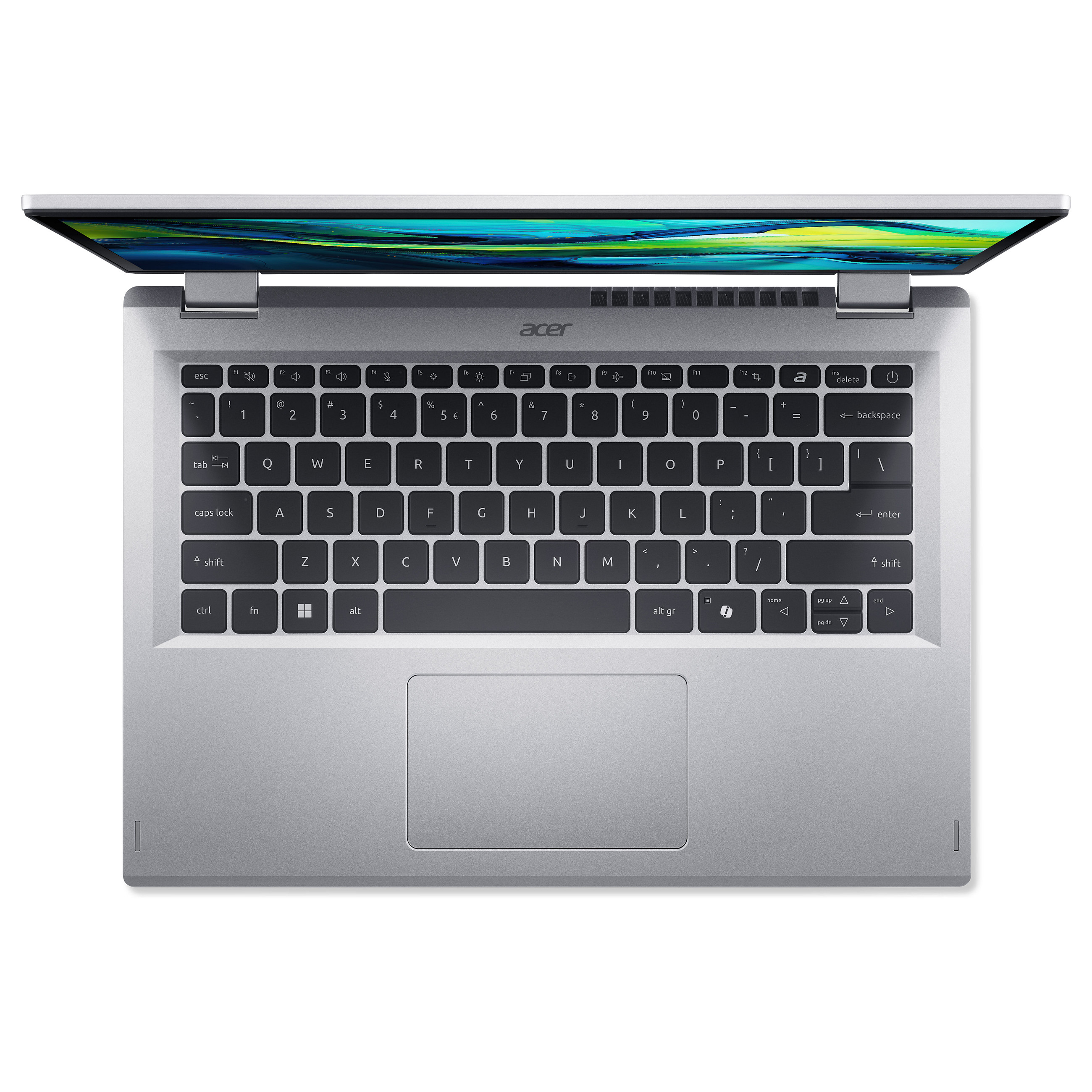 Laptop ACER Aspire Go Spin 14 (14", IPS Touch, WUXGA, Intel Core i3-N305, 8GB, 512GB SSD, Intel UHD Graphics, Windows 11 Home, Non-HR tipkovnica, Siva)-3