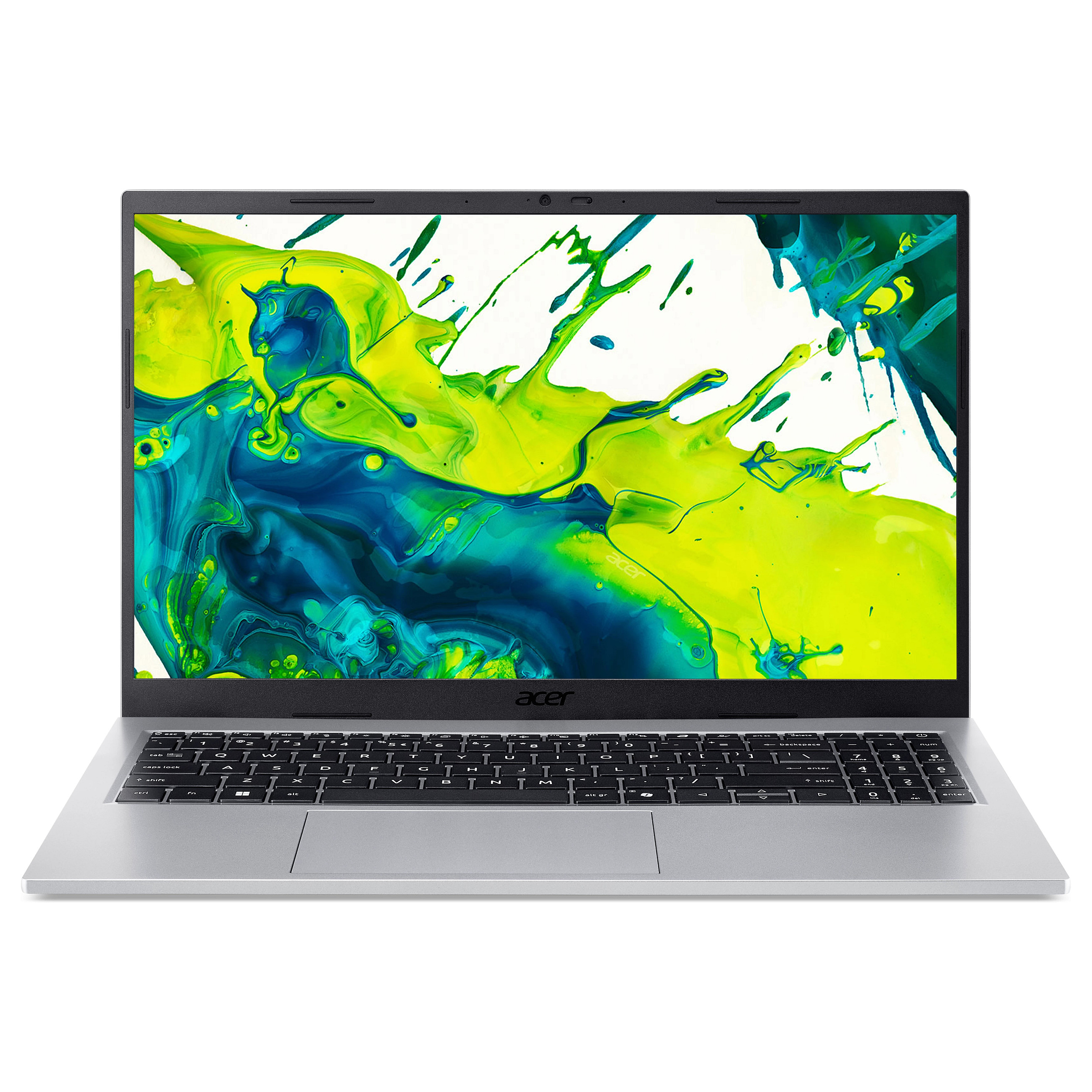 Laptop ACER Aspire Go 15 AG15-72P-55UU (15.6", IPS, Full HD, Intel Core 5 120U, 16GB, 512GB SSD, Intel Graphics, Linux, Non-HR tipkovnica, Srebrna)