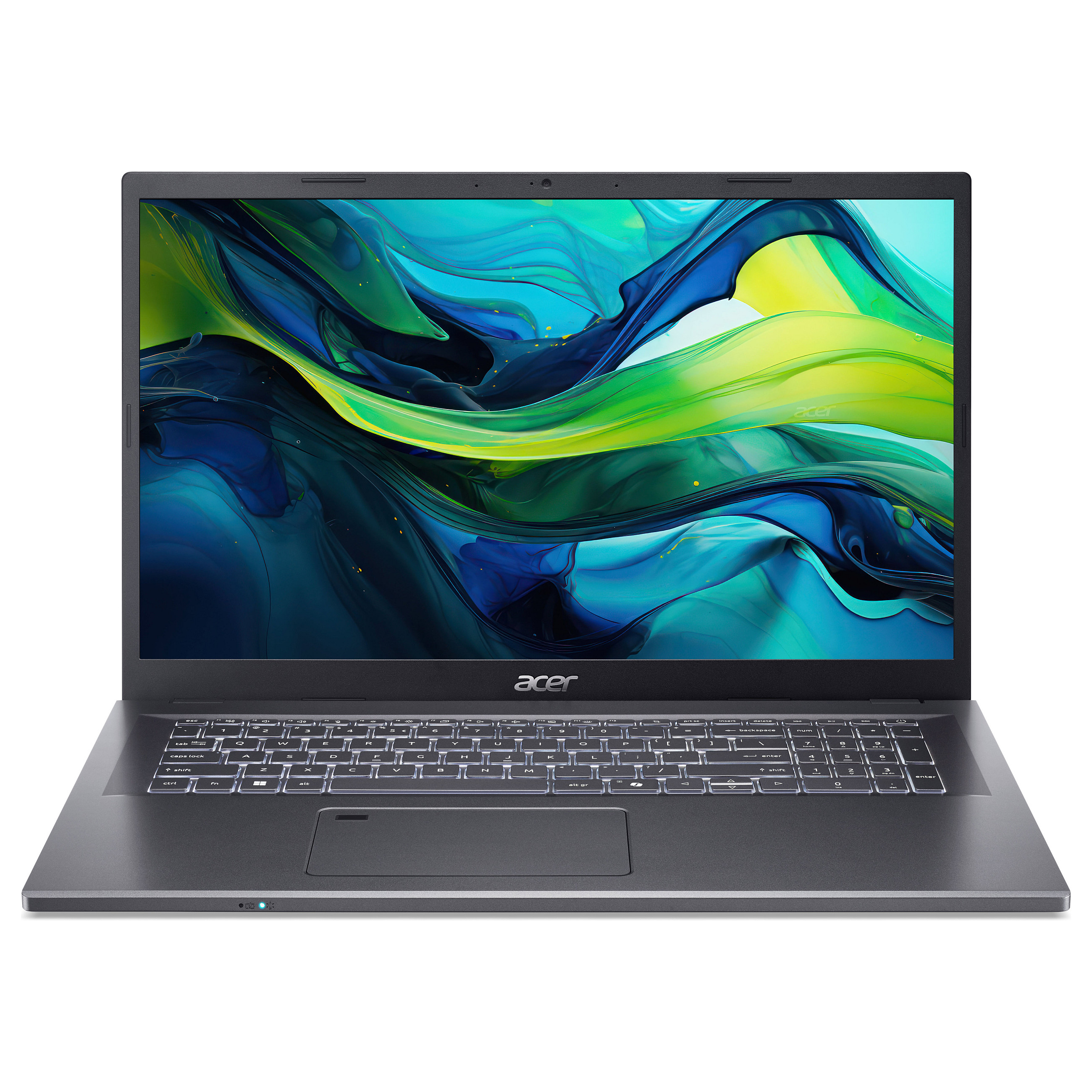 Laptop ACER Aspire 17 A17-51M-52TG (17.3", IPS, Full HD, Intel Core 5 120U, 16GB, 1TB SSD, Intel Graphics, Linux, Non-HR tipkovnica, Siva)-0