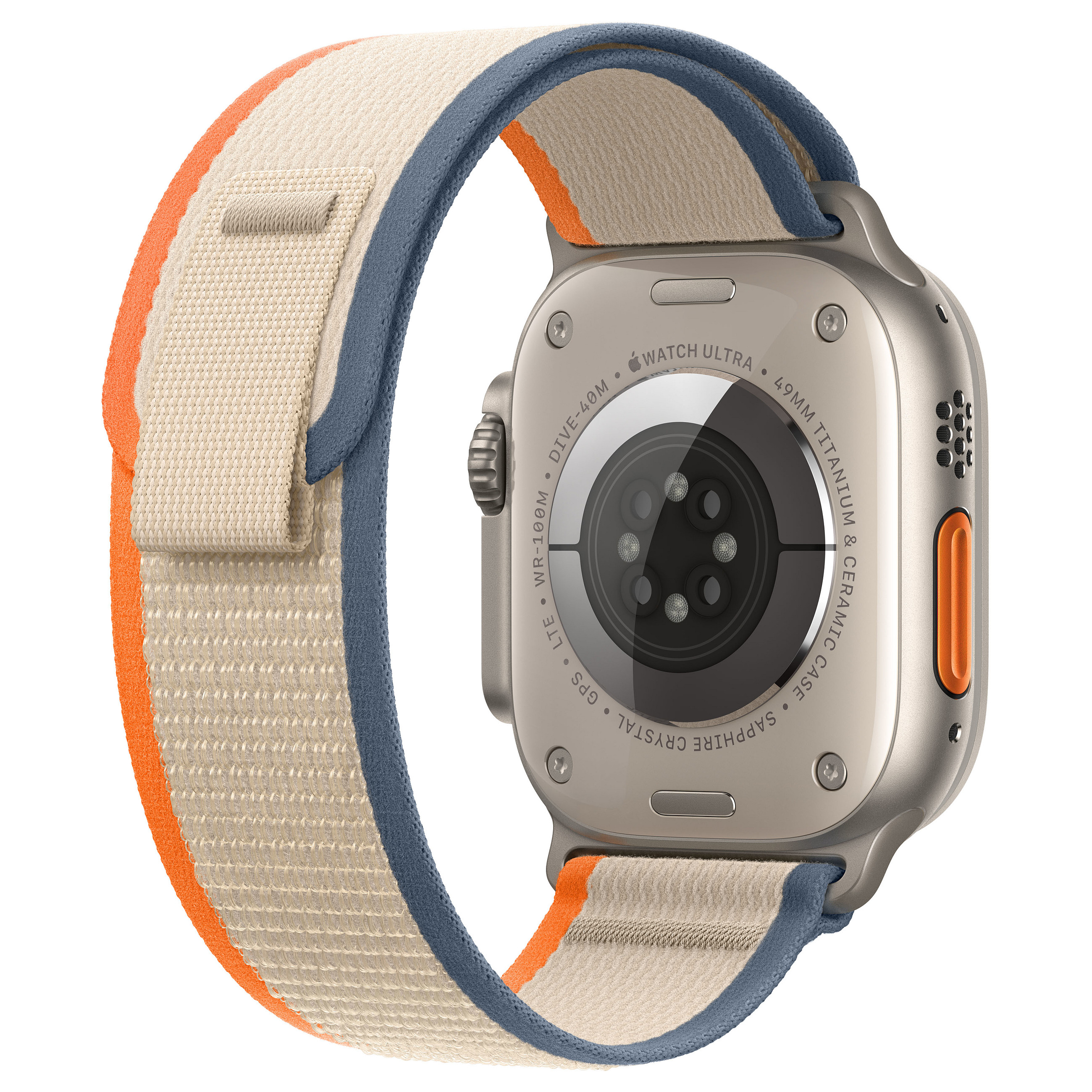Apple Watch Ultra 2 Titanium Cellular 49mm (Trail Loop orange/beige) M/L NEW-2
