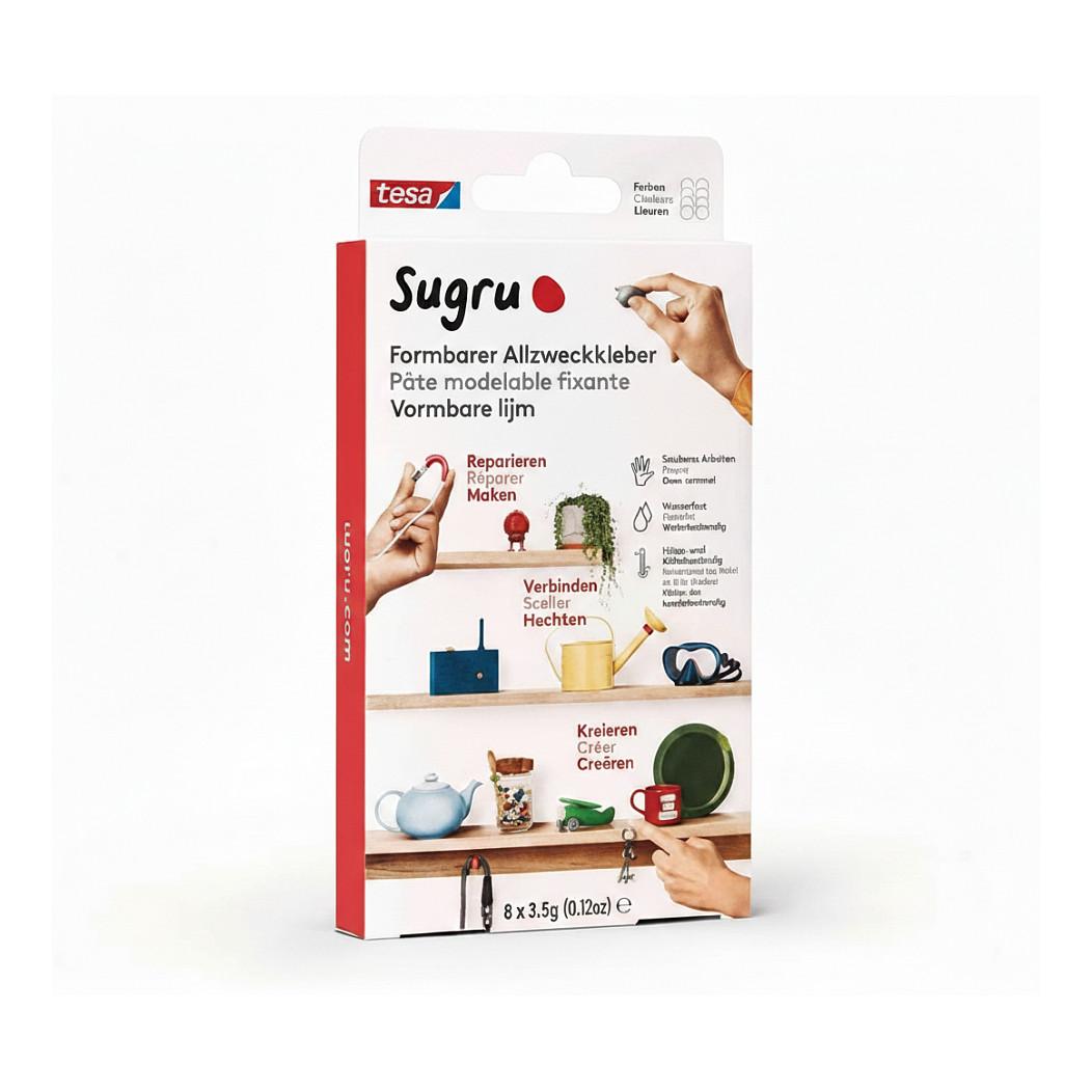TESA Sugru univerzalno ljepilo koje se oblikuje (8 komada, razne boje)-0