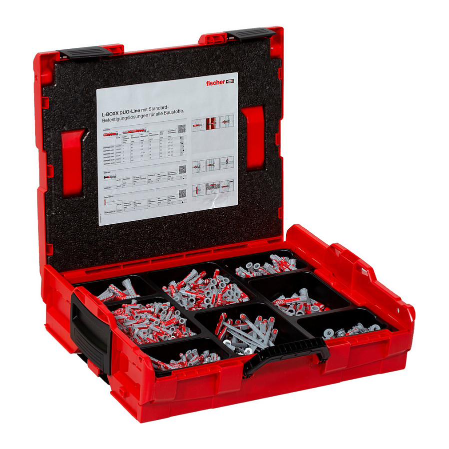 Set tipli i vijaka FISCHER DuoLine L-Boxx 102 (195 komada)-1