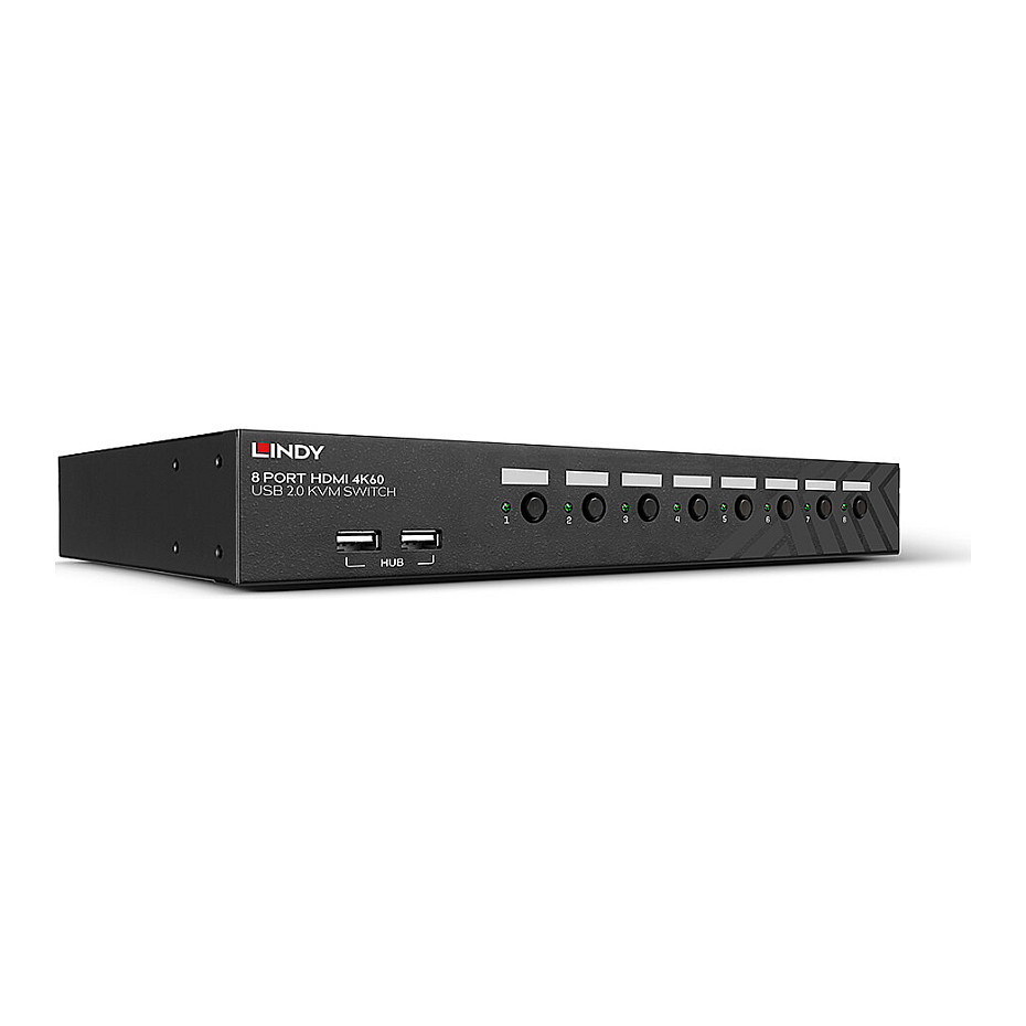 LINDY 8-portni HDMI 4K60 USB 2.0 & Audio KVM preklopnik-0