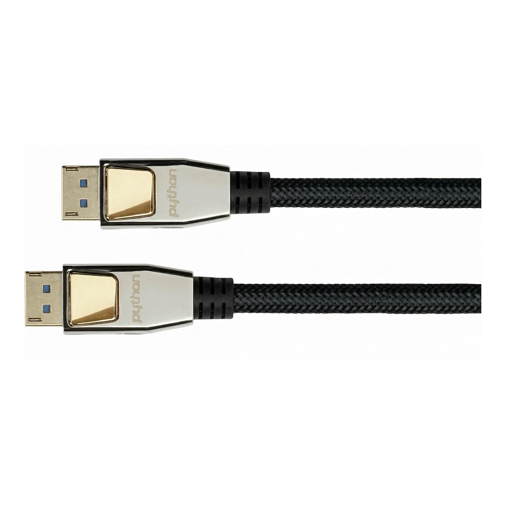 Python DisplayPort 2.0 kabel, 0.5m, crni-0