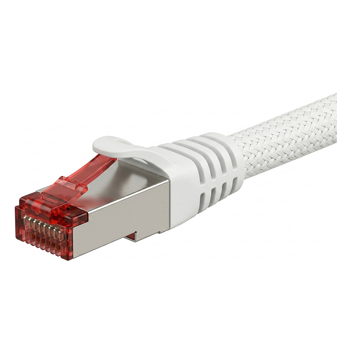 Mrežni kabel PYTHON Cat.6 S/FTP 1m bijela boja-0
