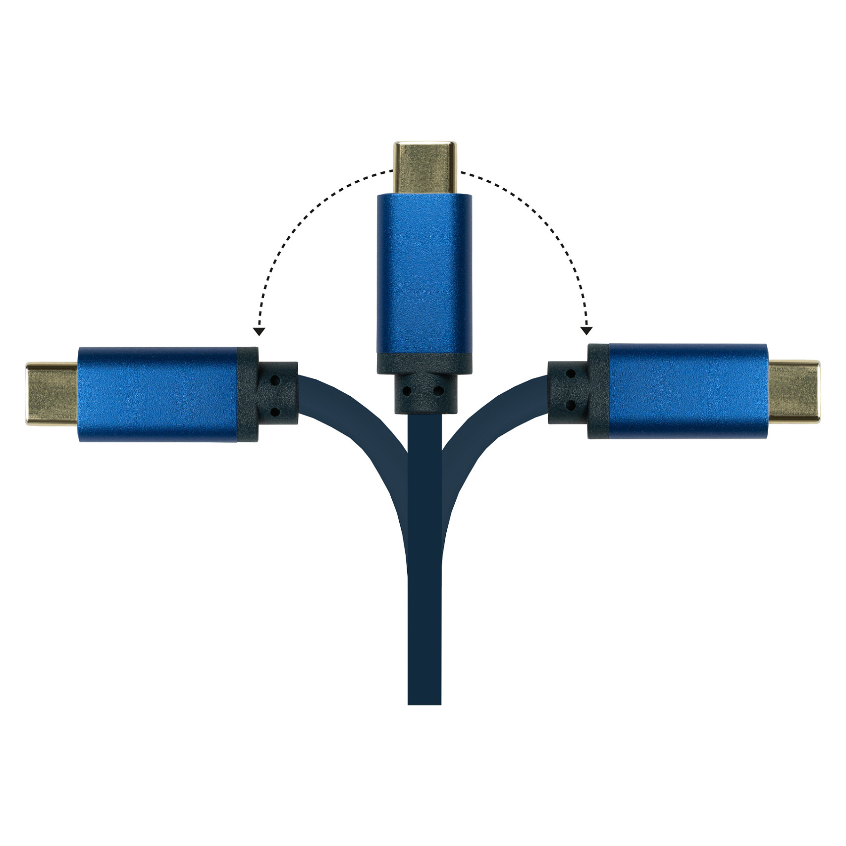 Adapterski kabel GOOD CONNECTIONS SmartFLEX USB-C na HDMI, 2m, plava boja-3