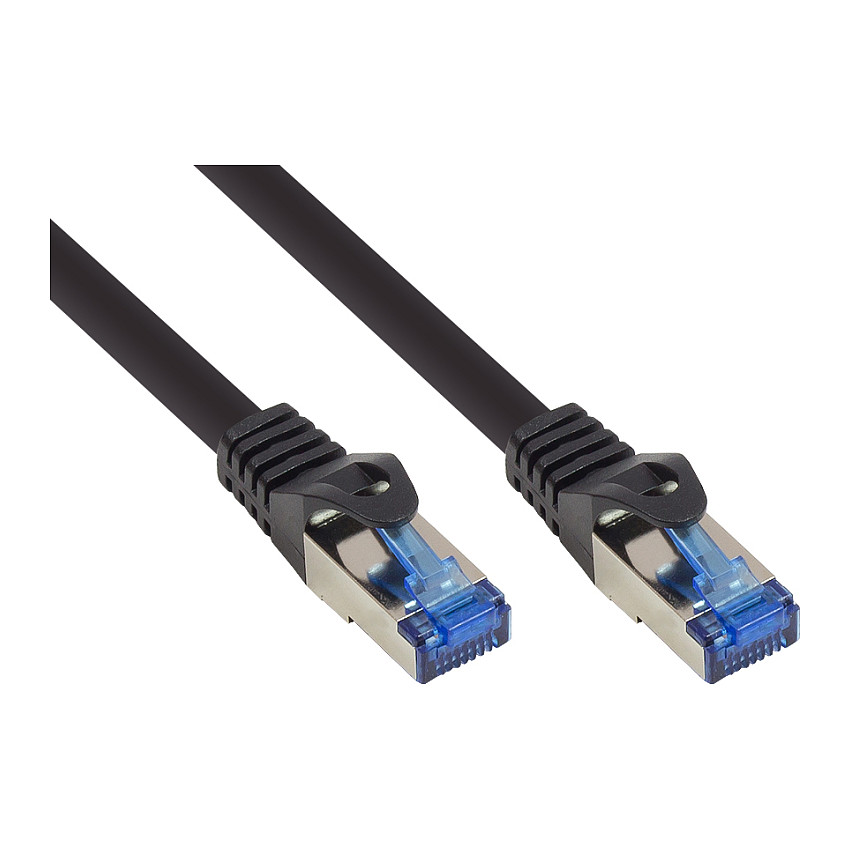 Mrežni kabel GOOD CONNECTIONS Cat.6A SmartFLEX, 3m, crna boja