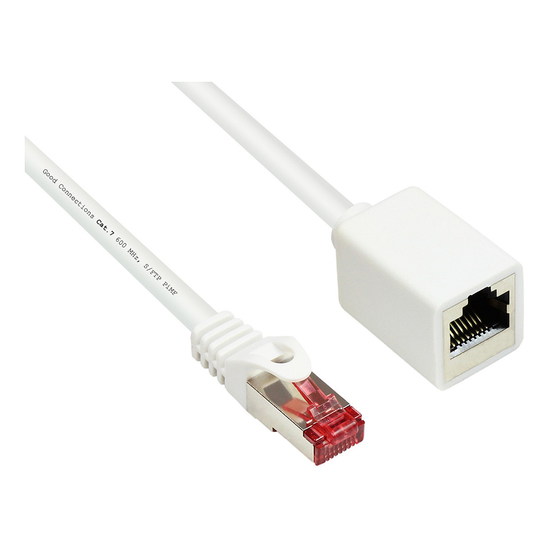 Mrežni produžni kabel GOOD CONNECTIONS Cat.6 S/FTP, 1m, bijela boja