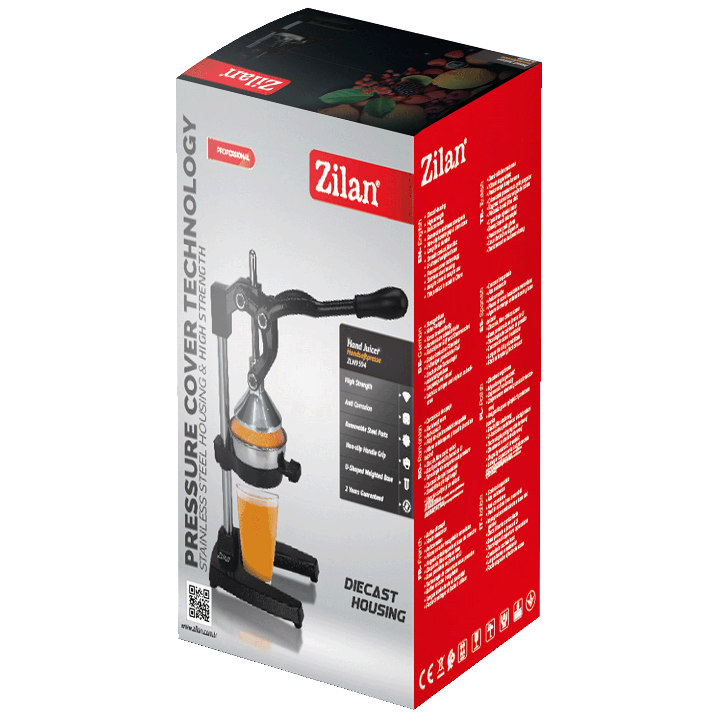 Ručna preša za citruse ZILAN ZLN9594-2