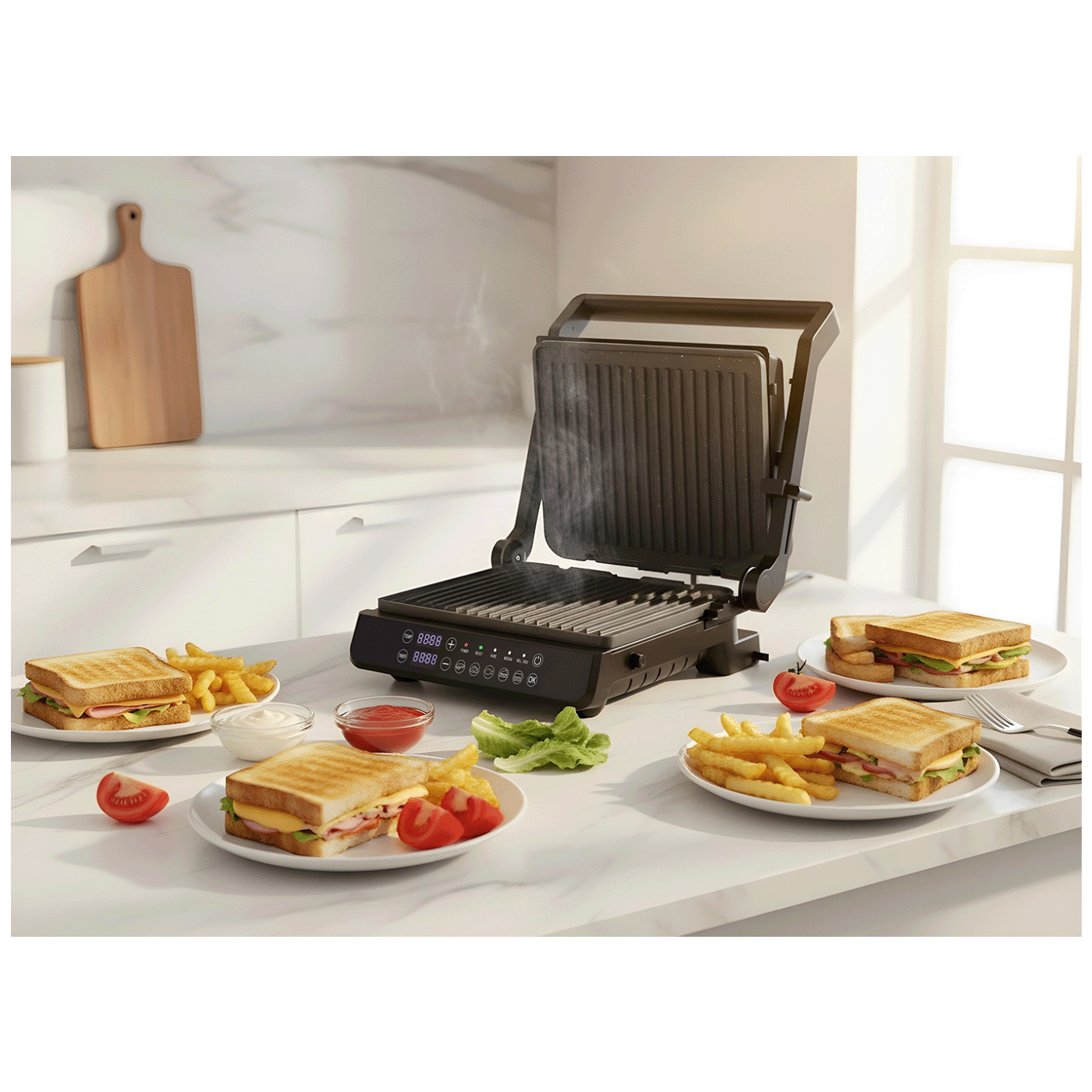 Kontaktni grill ZILAN ZLN3942 (2000 W, digitalni)-5