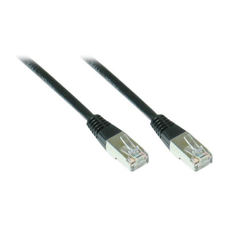 Good Connections Mrežni Patch Kabel Cat.5e S/FTP 0.5m Crni-0