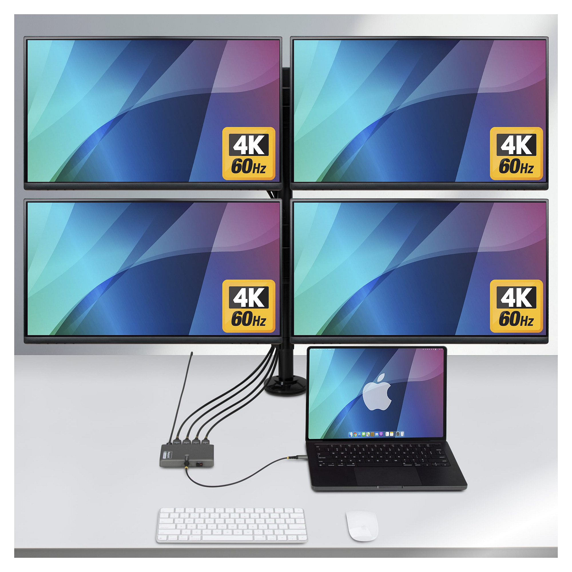 Startech USBC2HD4 USB-C na Quad HDMI adapter, 4K 60Hz, Power Delivery-2