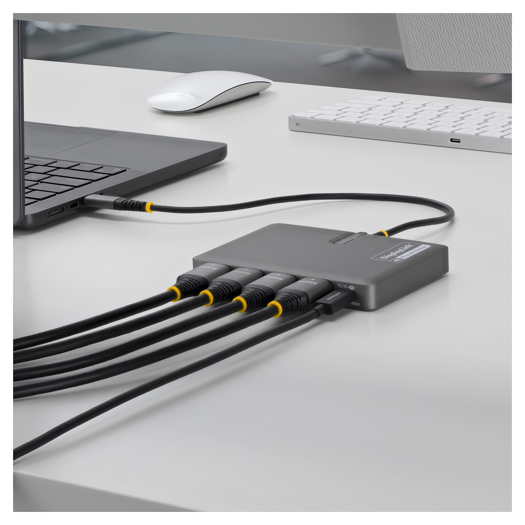 Startech USBC2HD4 USB-C na Quad HDMI adapter, 4K 60Hz, Power Delivery-4