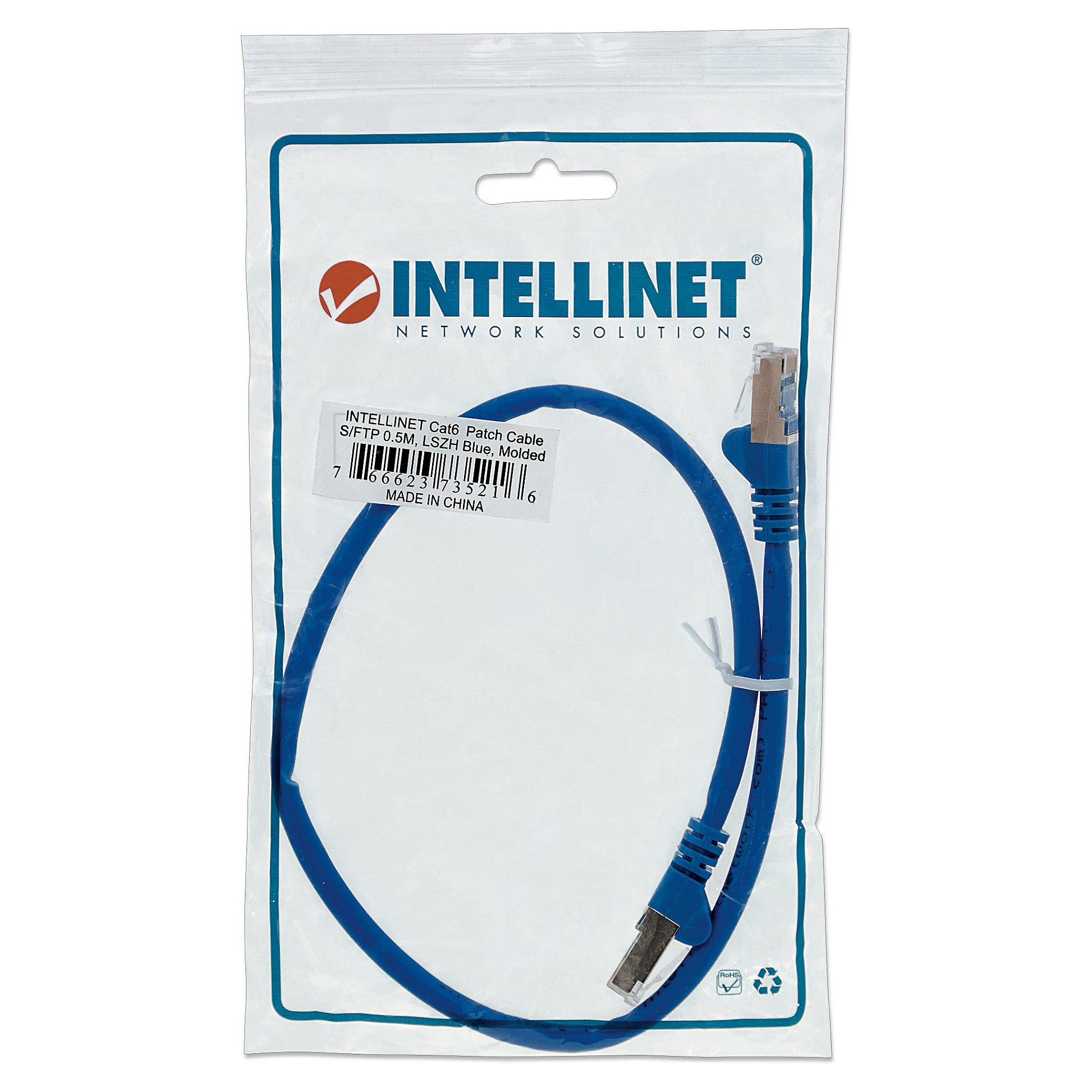 Mrežni kabel INTELLINET Cat6 S/FTP LSZH 0.5m plava boja-4