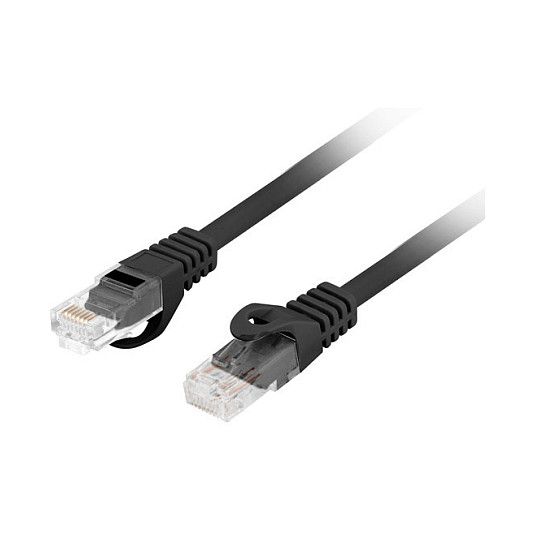 Mrežni kabel LANBERG Cat.6 UTP 1.5m crna boja (LSZH, 100% bakar)-0