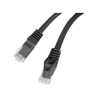 Mrežni kabel LANBERG Cat.6 UTP 1.5m crna boja (LSZH, 100% bakar)-1