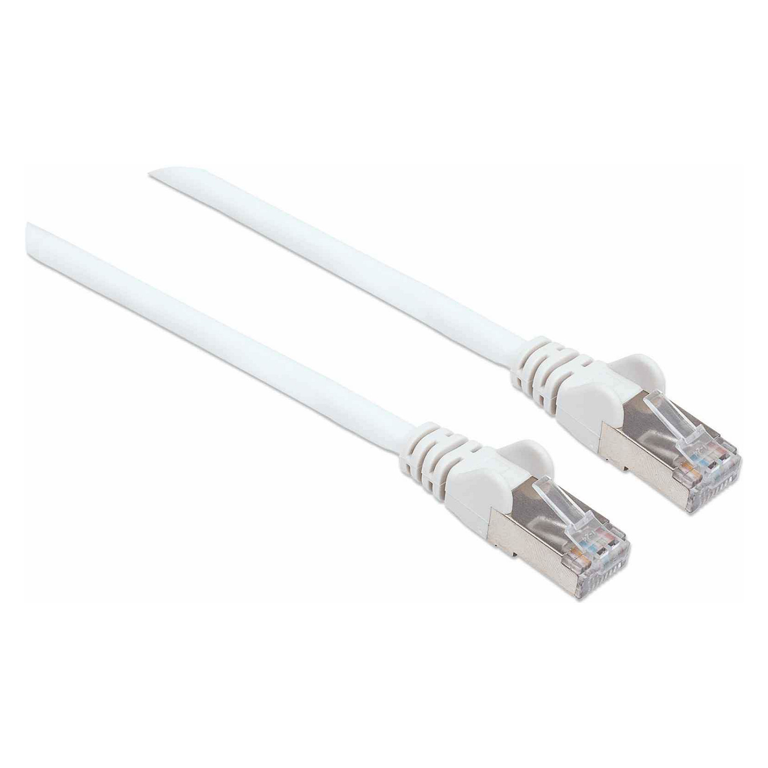 Mrežni patch kabel INTELLINET Cat6a S/FTP 0.25m bijela boja-1
