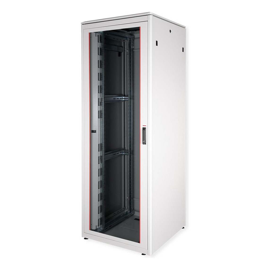 Mrežni ormar ROLINE Pro 19" 47U (800x800mm), staklena vrata, siva boja