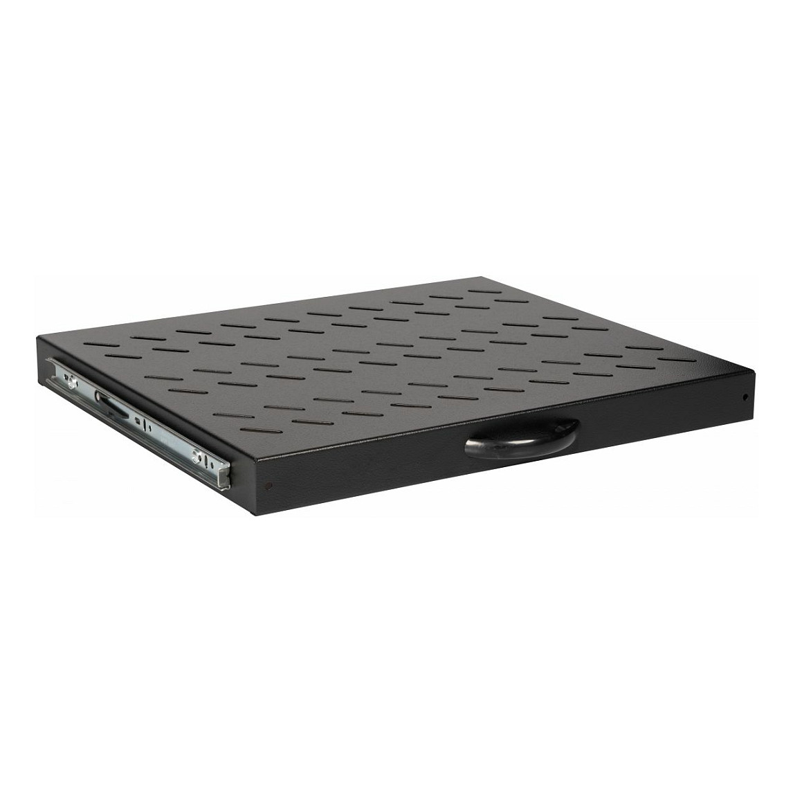 Polica za ormar EQUIP 19" izvlačna za serverske ormare 60cm 1U, crna boja-0