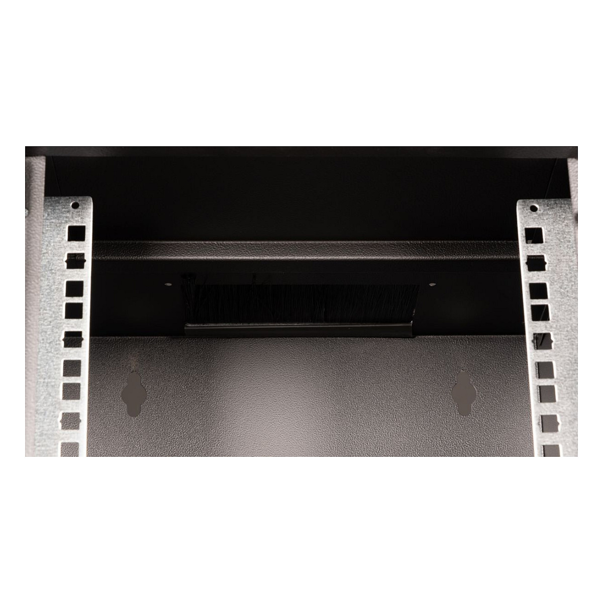 Zidni ormar EQUIP 10" ECO, 6U, staklena vrata, 300x300mm, crna boja-4