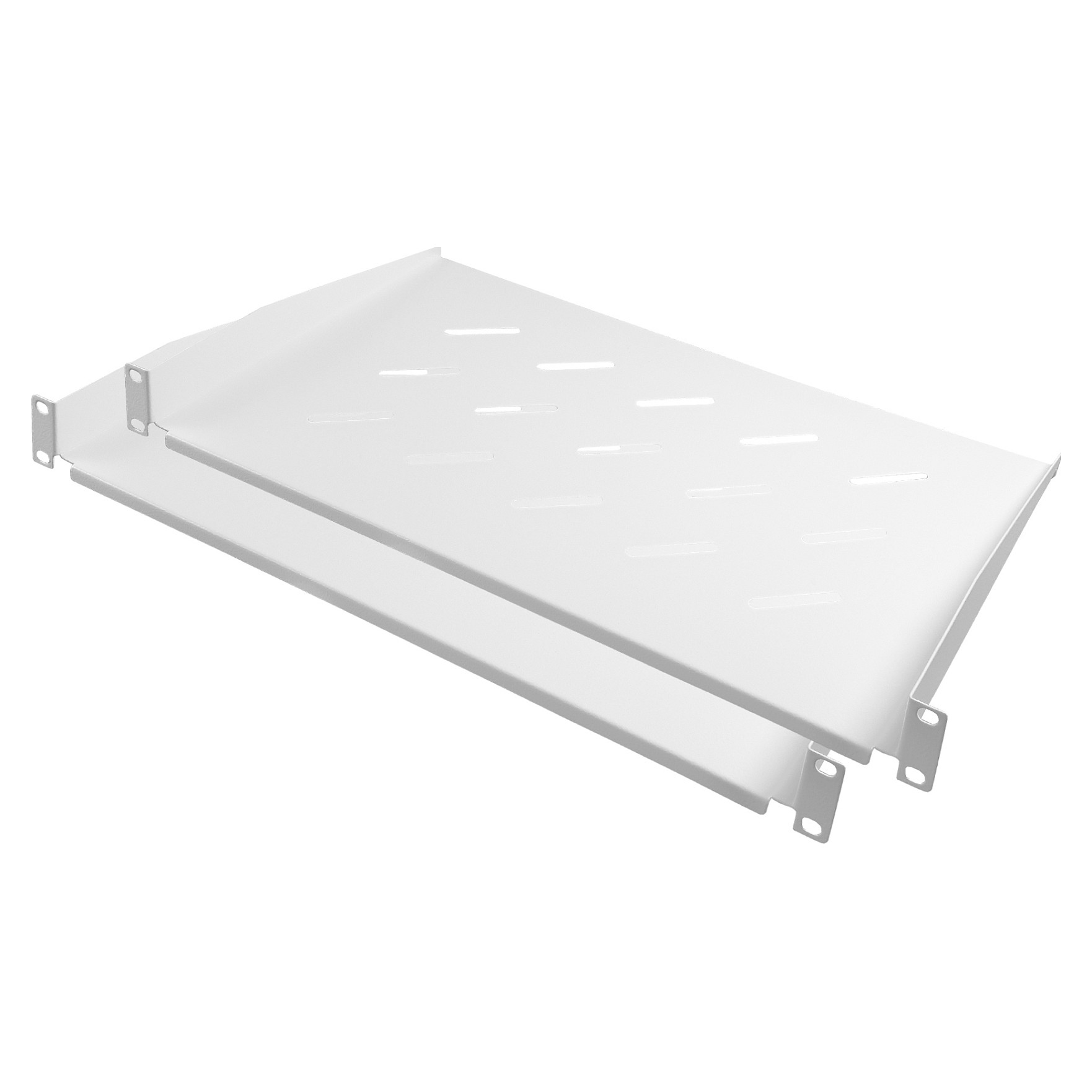 Polica za rack ormar GOOD CONNECTIONS 19" 1U 300mm (set 2 komada), bijela boja-0