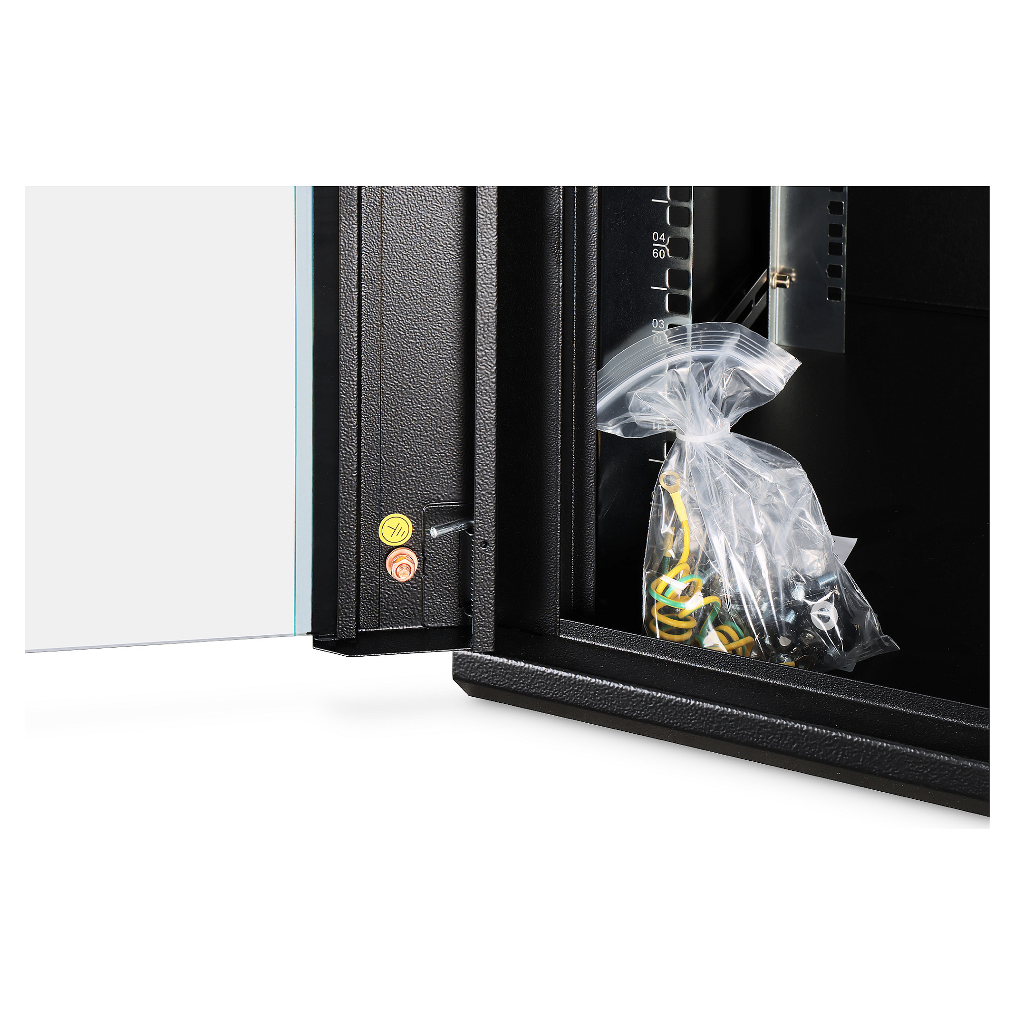 Zidni mrežni ormar DIGITUS Dynamic Basic 12U (600x600mm, nesastavljen)-5