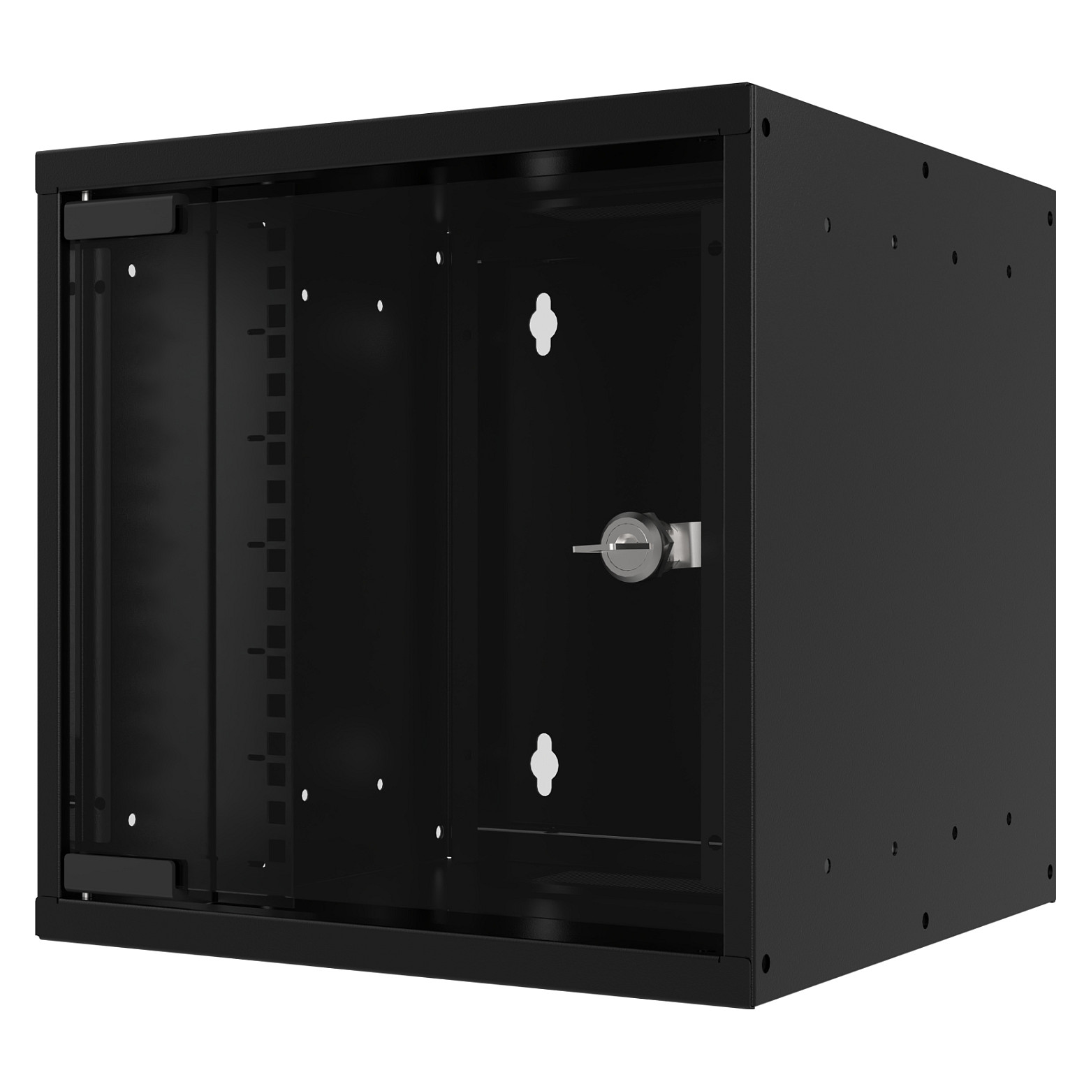 Zidni komunikacijski ormar EFB ELEKTRONIK, 10", 9U, dubina 300mm, crni