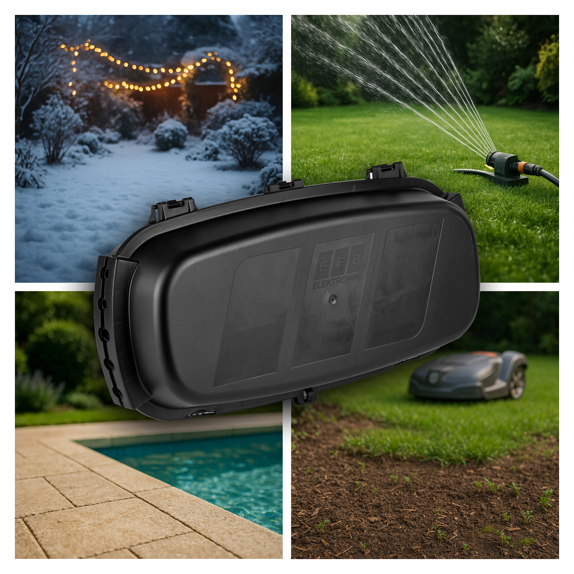 Vanjska zaštitna kutija EFB ELEKTRONIK Outdoor-Box IP54 (32x22x13cm) crna boja-4