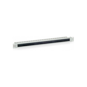 EQUIP panel s četkicom 19" 1U za rack ormar siva boja (RAL7035)-0