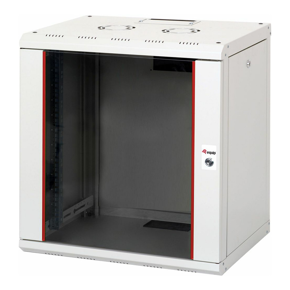 Mrežni ormar EQUIP 19" staklena vrata, 12U, 600x450mm, sivi