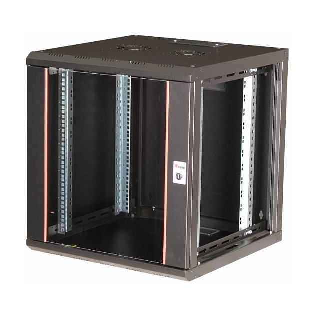 Mrežni ormar EQUIP 19" staklena vrata, 600x600mm, 12U, crna boja-1