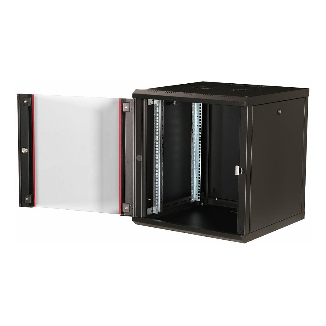 Mrežni ormar EQUIP 19" staklena vrata, 600x600mm, 12U, crna boja-2