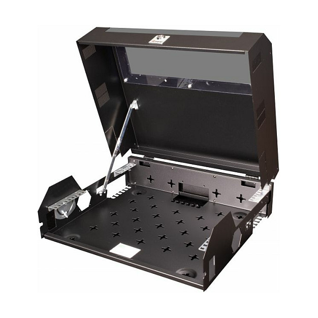 Mrežni ormar EQUIP 19" 5U, čelična vrata, 500x475mm, crna boja-3