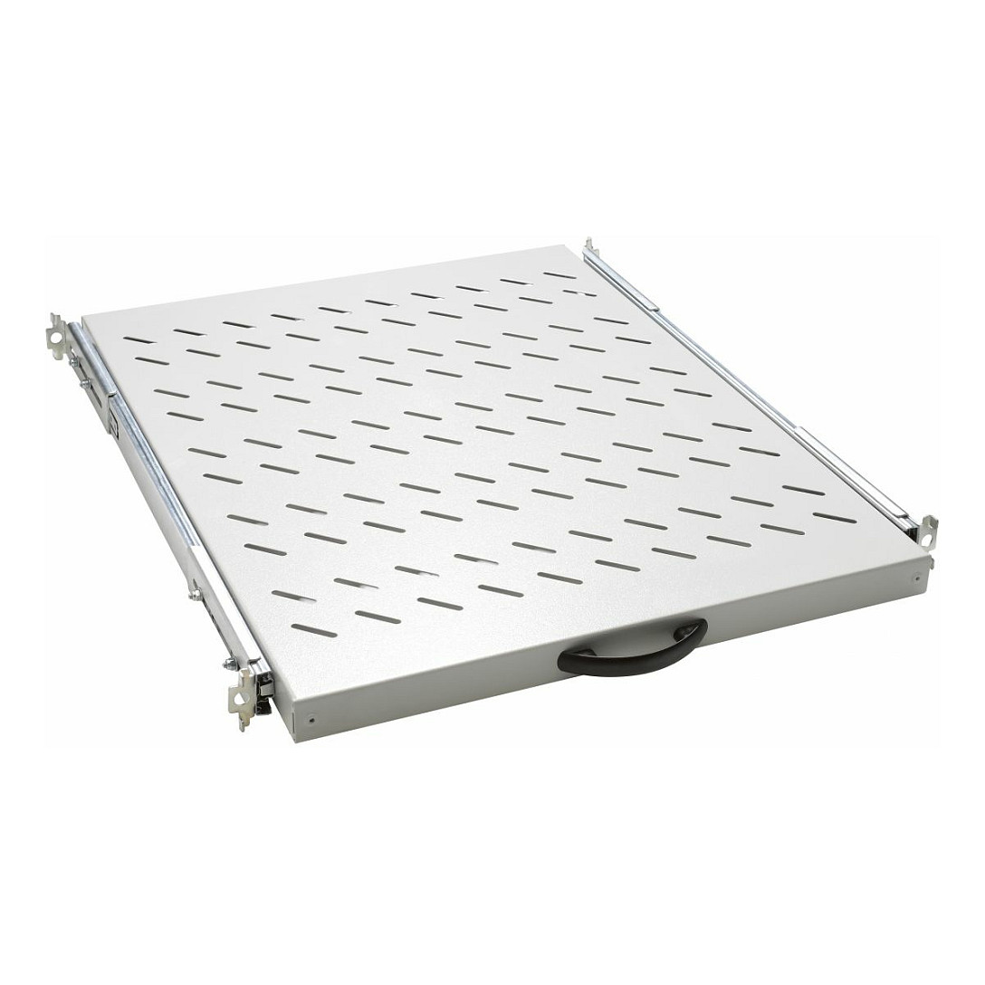 Polica EQUIP 19" izvlačna za ormare dubine 800 mm, 1U, siva boja
