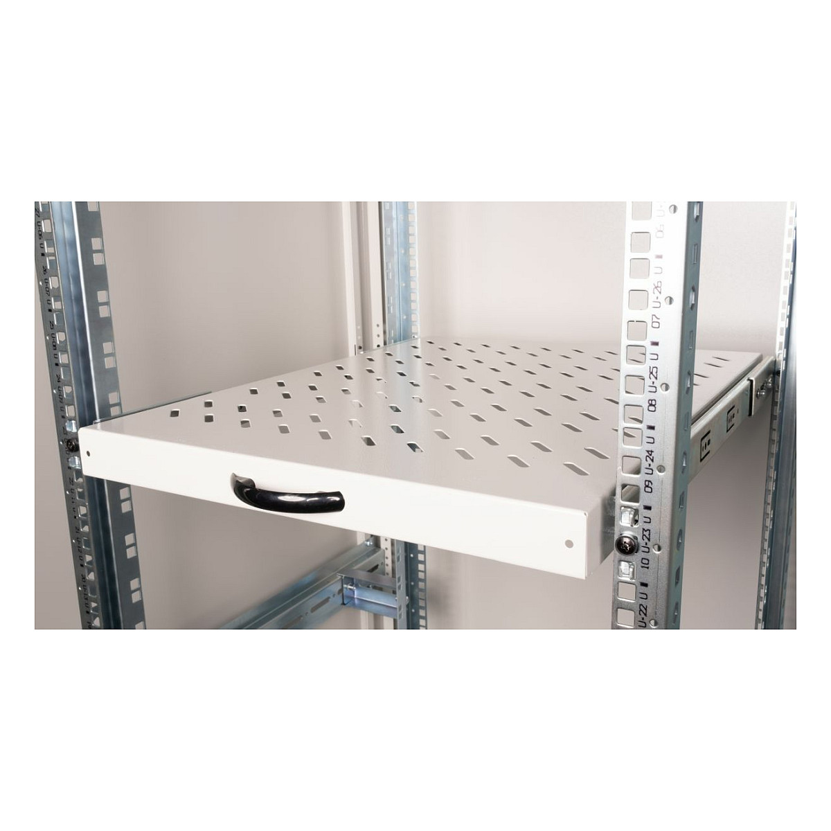 Polica EQUIP 19" izvlačna za ormare dubine 800 mm, 1U, siva boja-3