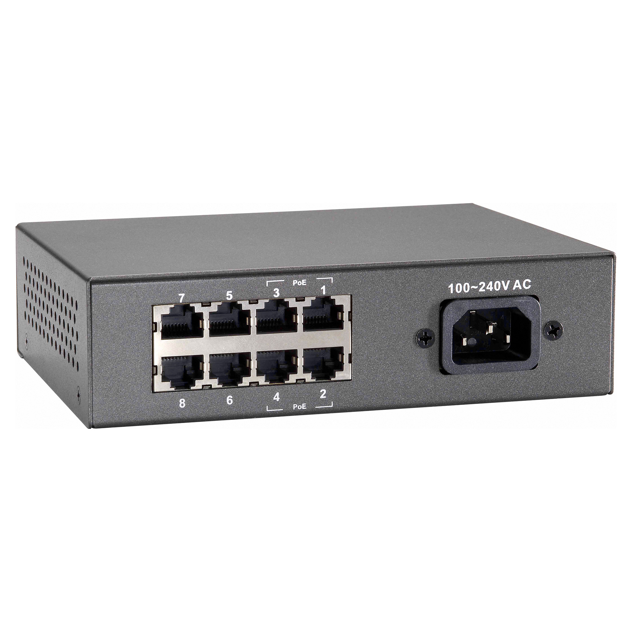 Mrežni switch LEVELONE FEP-0812, 8-portni 10/100Mbps PoE-1