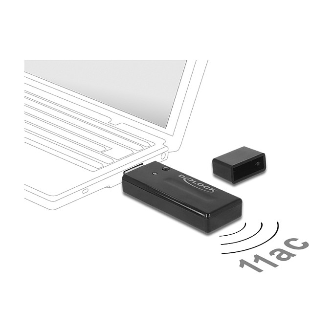Mrežni adapter DELOCK WLAN USB 3.0 AC1200 Dual-Band s antenom-1