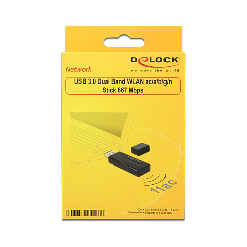 Mrežni adapter DELOCK WLAN USB 3.0 AC1200 Dual-Band s antenom-2