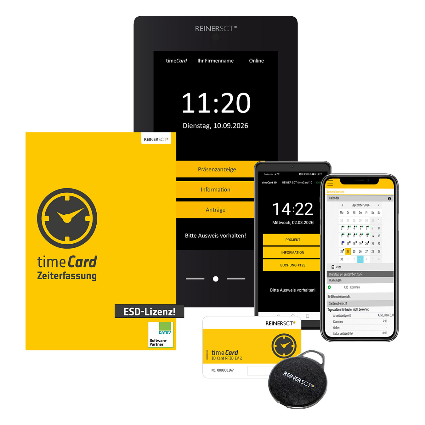 REINER SCT timeCard 10 godišnja licenca za 100 zaposlenika (ESD)-2