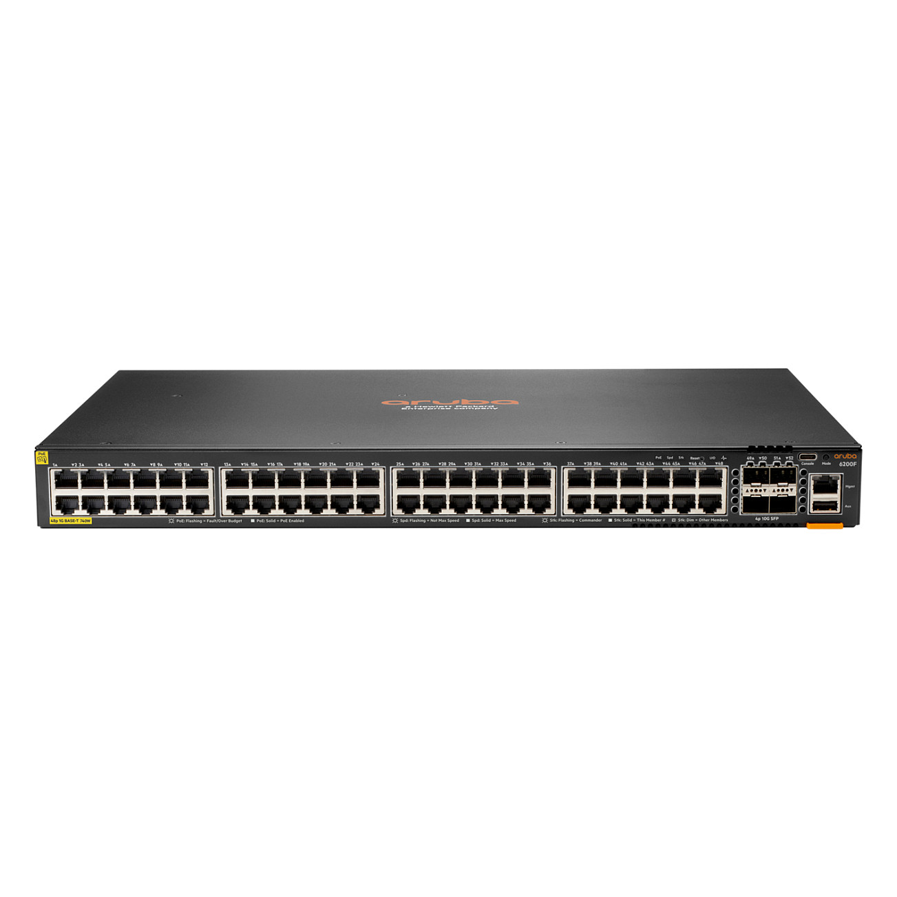Mrežni preklopnik HPE ARUBA 6200F 48G PoE 4SFP+ 740W (JL728A)