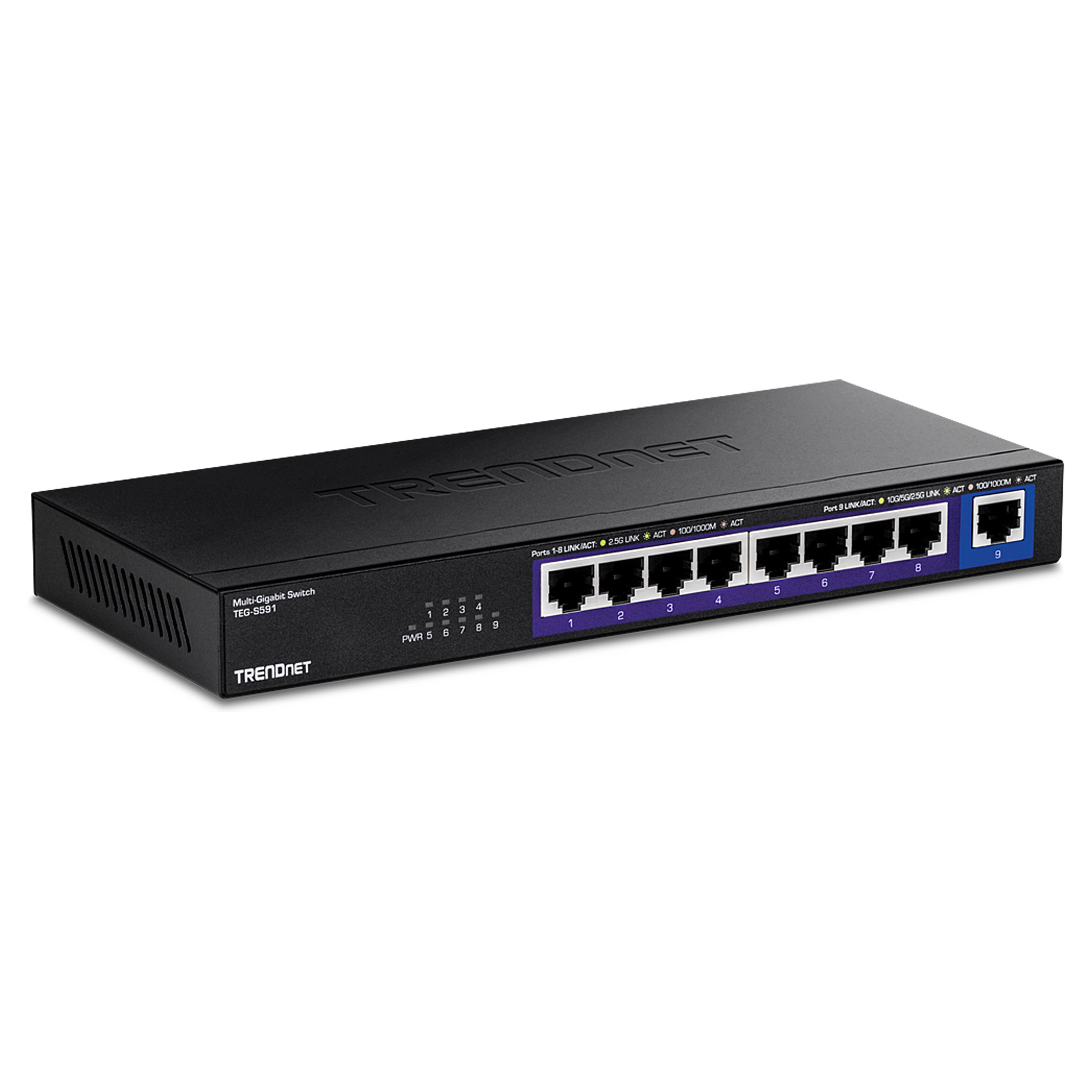 Mrežni switch TRENDNET TEG-S591 (8x 2.5G, 1x 10G SFP+)