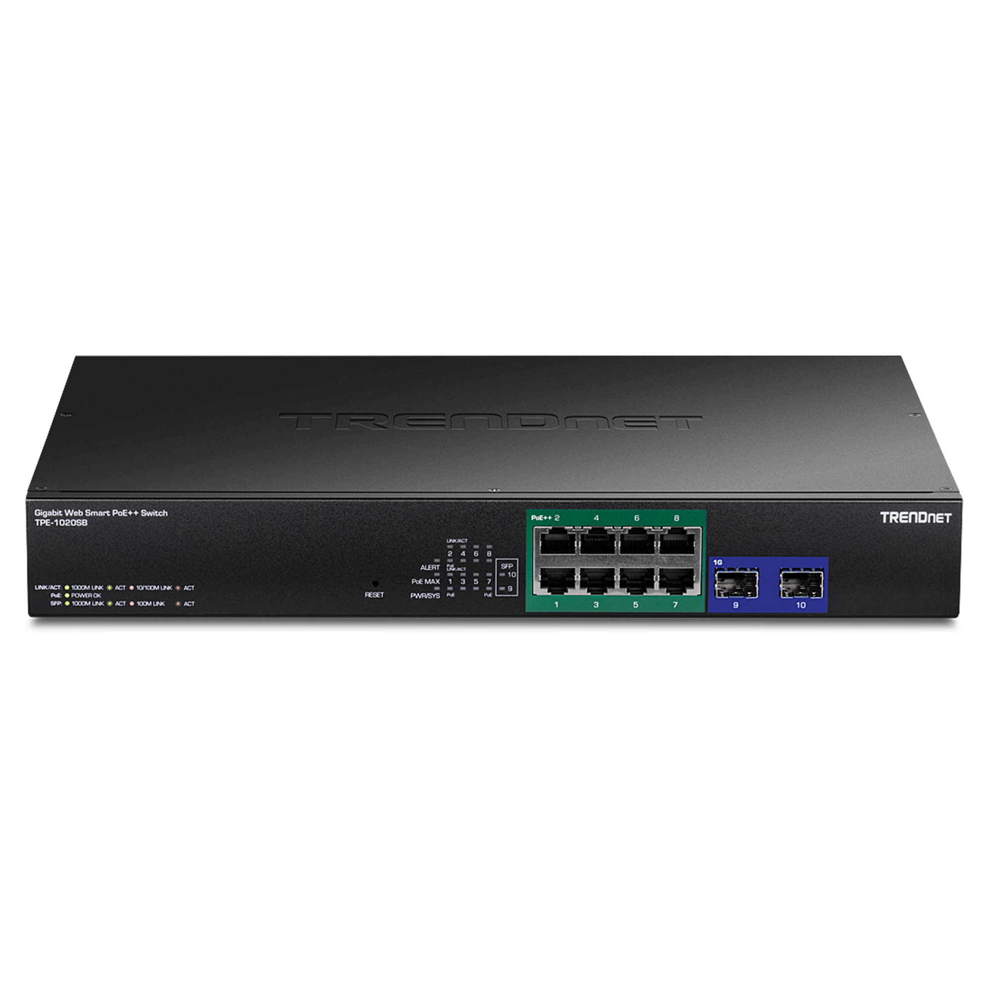 Mrežni switch TRENDNET TPE-1020SB 10-Port Gigabit Web Smart PoE++-1