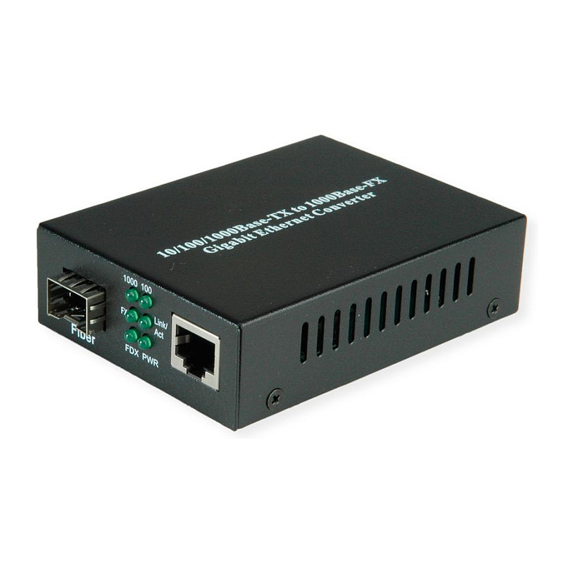 Media konverter VALUE Gigabit Ethernet (RJ-45 na SFP), 21.99.1290-0