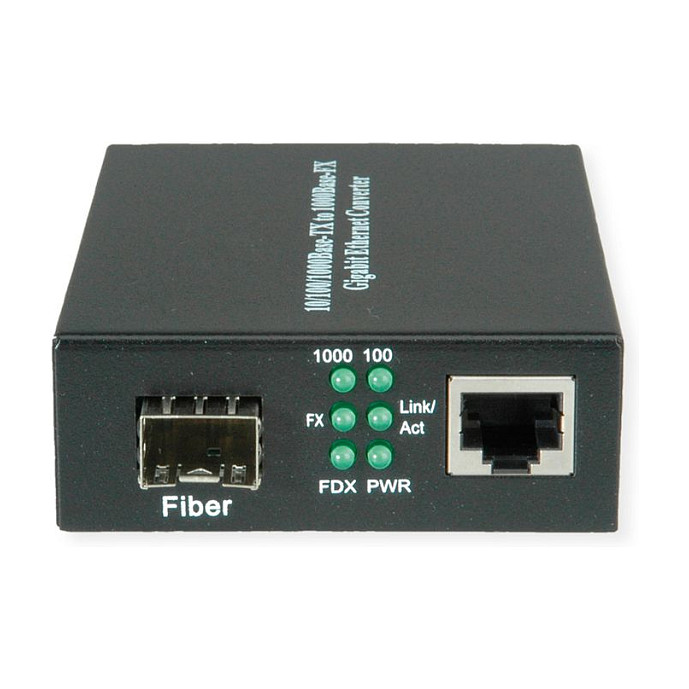 Media konverter VALUE Gigabit Ethernet (RJ-45 na SFP), 21.99.1290-4