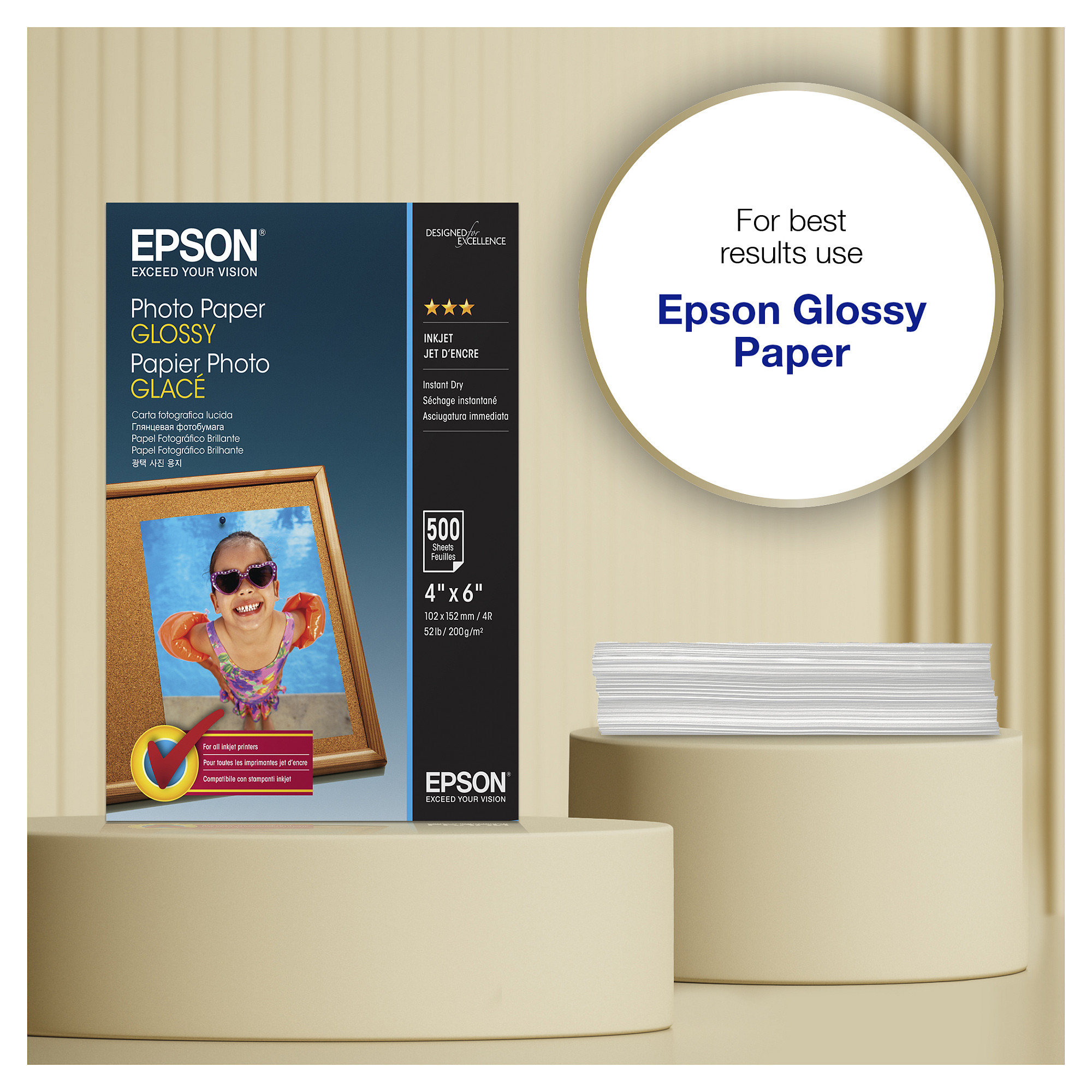 Foto papir EPSON Glossy 10x15 cm (200 g/m², 500 listova)-3