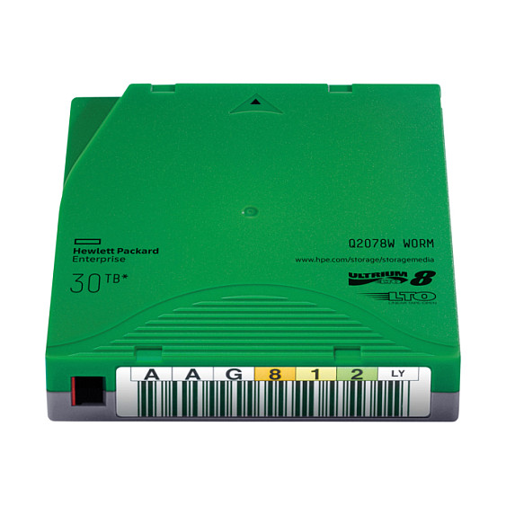 HPE Ultrium WORM Data Cartridge - LTO Ultrium WORM 8 - 12TB / 30TB - Beschriftungsetiketten - grn (Q2078W)-2