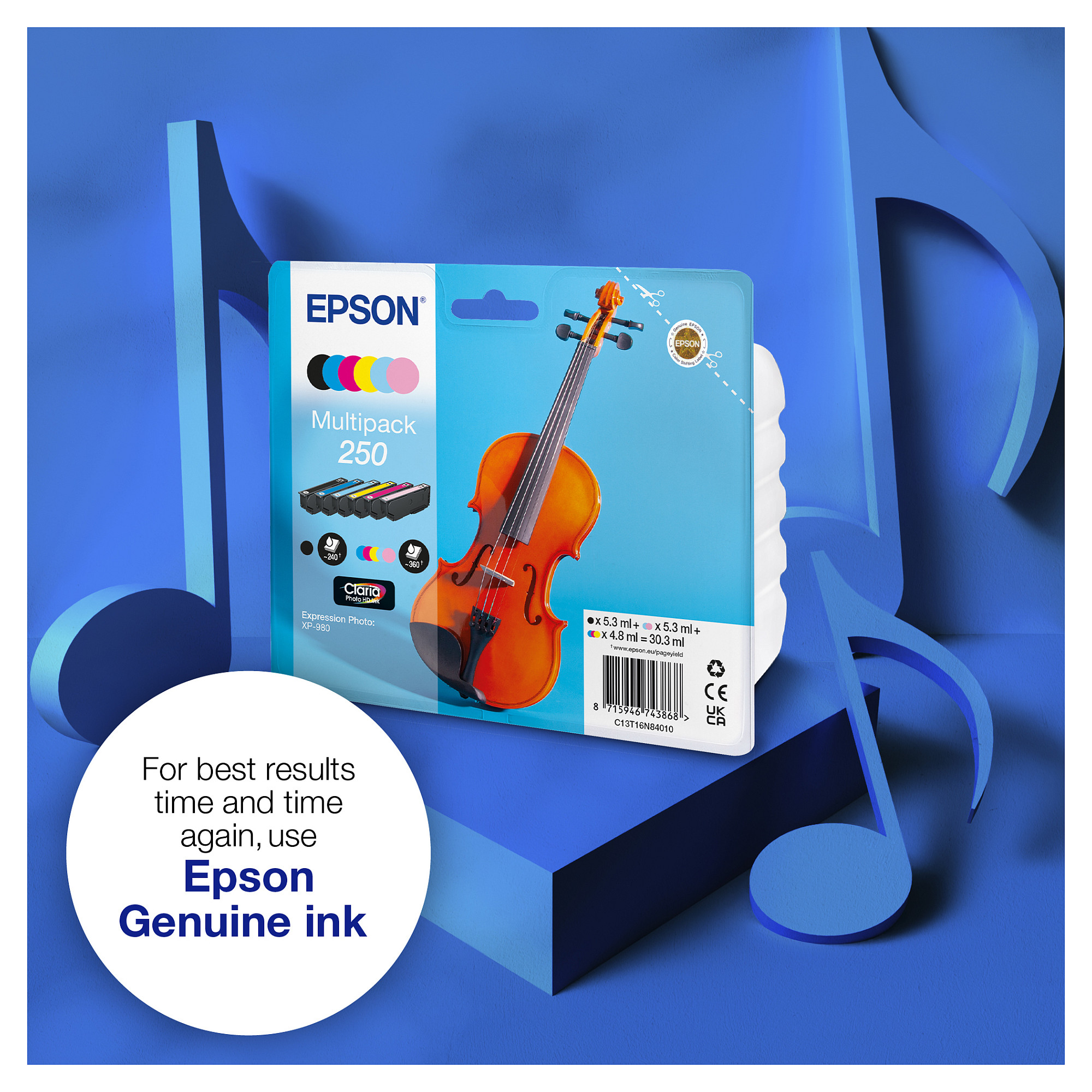 Tinta EPSON Original T16N8 Multipack (6 boja)-5