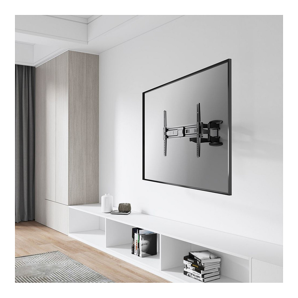 Nosač za TV VALUE 17.99.1211 (full-motion, 37"-80", 45 kg, crna boja)-16