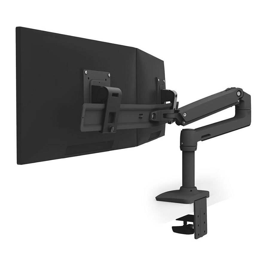 Nosač za monitor ERGOTRON LX Desk Dual Direct Arm (za 2 monitora, mat crna boja)-0